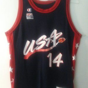 96 Glenn Robinson Team USA Olympic Jersey by Champ